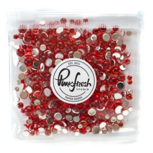 Pinkfresh Gouttes de paillettes Transparentes Scarlet