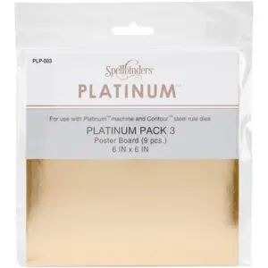 Poster Board pour Platinum & steel rule die