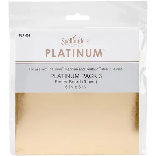 Poster Board pour Platinum & steel rule die