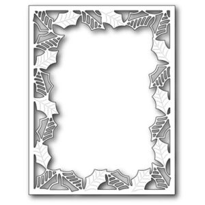 Poppystamps Dies Frame Feuilles de Houx