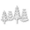 Poppystamps Die Sapins enneigés