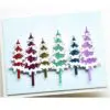 Poppystamps Die Sapins enneigés