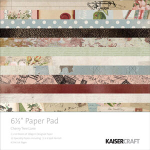 Kaisercraft Pad 6.5"X6.5" Cherry Tree Lane