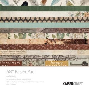 Kaisercraft Pad 6.5"X6.5" Anthology