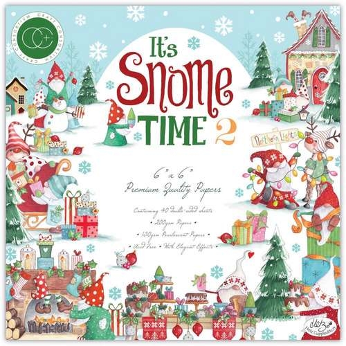 Craft Consortium Pad 6"X6" C'est l'heure de Snome 2
