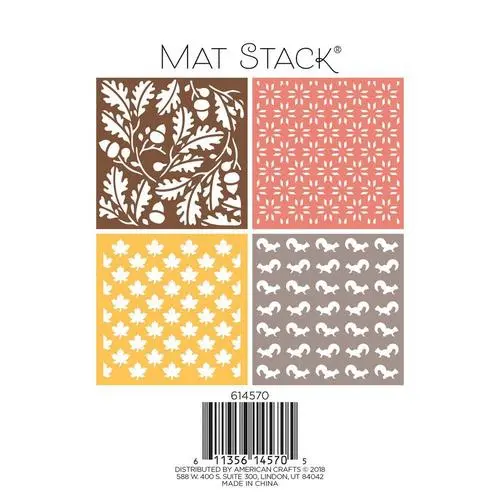 DCWV Cardstock pad 6"X6" Dentelle d'Automne 2
