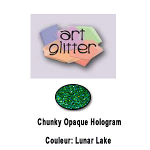 Art Glitter Chunky Holo. Lunar lake