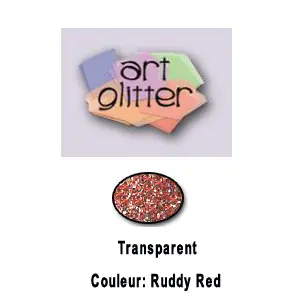 Art Glitter Ultrafin Ruddy Red