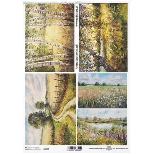 ITD Collection Papier de Riz Paysages