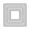 Spellbinders Shapeabilities Carrés torsadés