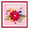 Spellbinders Shapeabilities Poinsettia Oiseau de Noël