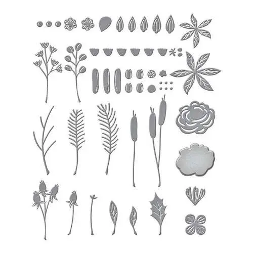 Spellbinders Shapeabilities Fleurs du Temps des Fêtes