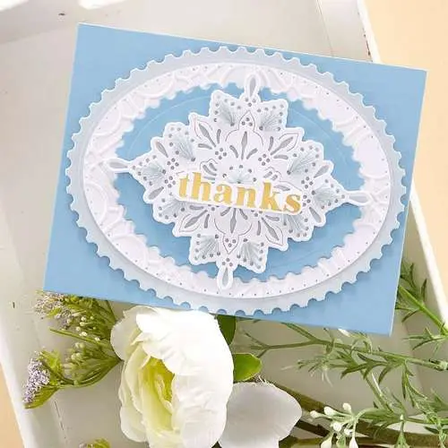 Spellbinders Shapeabilities Timbres Postes Ovales