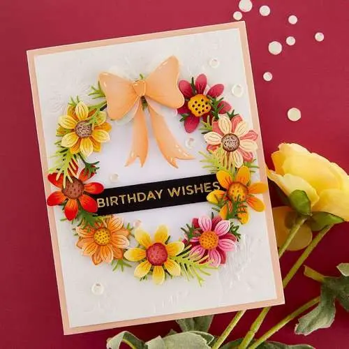 Spellbinders Shapeabilities Contruisez une couronne de Noël