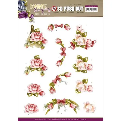 Precious Marieke 3D Images Roses romantiques