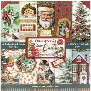 Stamperia Ensemble 12" x 12" Hiver Classique