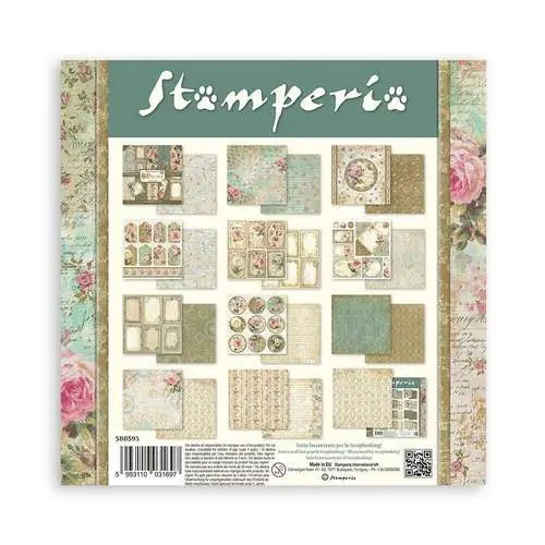 Stamperia Ensemble 8" x 8" Précieux