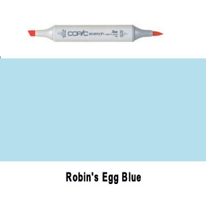 Copic Sketch B02 - Robin'Egg Blue