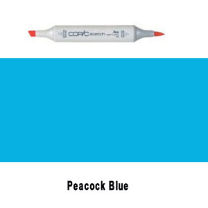 Copic Sketch B06 - Peacock Blue