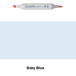 Copic Sketch B21 - Baby Blue