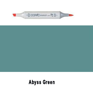 Copic Sketch BG75 - Abyss Green