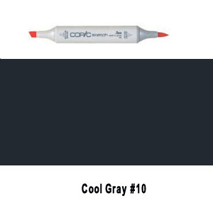 Copic Sketch C10 - Cool Gray 10