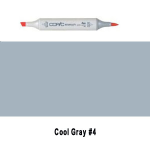 Copic Sketch C4 - Cool Gray 4