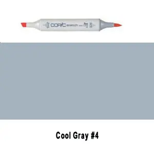 Copic Sketch C4 - Cool Gray 4