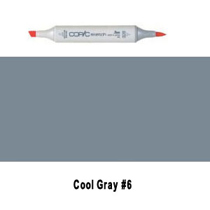 Copic Sketch C6 - Cool Gray 6