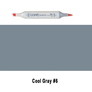Copic Sketch C6 - Cool Gray 6