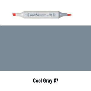 Copic Sketch C7 - Cool Gray 7