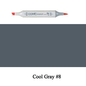 Copic Sketch C8 - Cool Gray 8