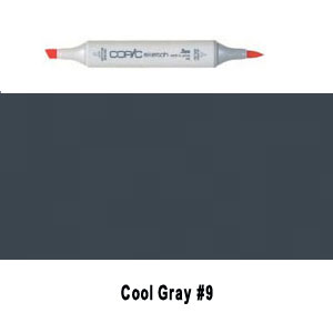 Copic Sketch C9 - Cool Gray 9