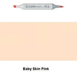 Copic Sketch E21 - Baby Skin Pink
