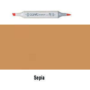 Copic Sketch E37 - Sepia