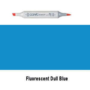 Copic Sketch FB2 - Dull Blue Fluo