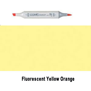 Copic Sketch FY1 - Fluo Yellow Orange