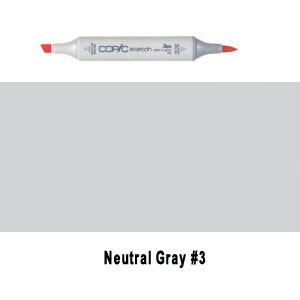 Copic Sketch N3 - Neutral Gray 3