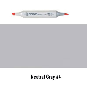 Copic Sketch N4 - Neutral Gray 4