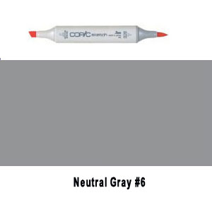 Copic Sketch N6 - Neutral Gray 6