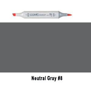 Copic Sketch N8 - Neutral Gray 8