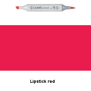 Copic Sketch R29 - Lipstick Red