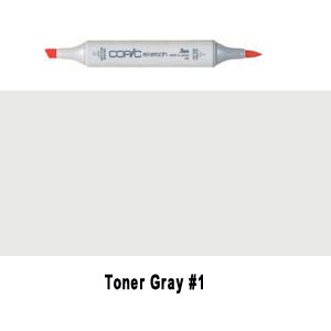 Copic Sketch T1 - Toner Gray 1