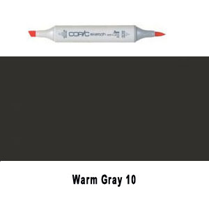 Copic Sketch W10 - Warm Gray 10