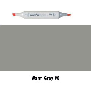 Copic Sketch W6 - Warm Gray 6