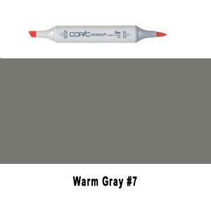 Copic Sketch W7 - Warm Gray 7