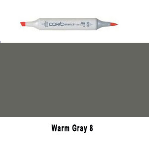 Copic Sketch W8 - Warm Gray 8