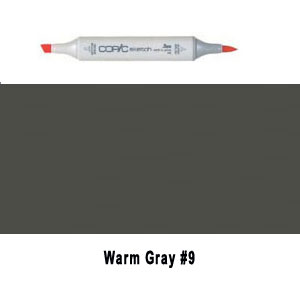 Copic Sketch W9 - Warm Gray 9