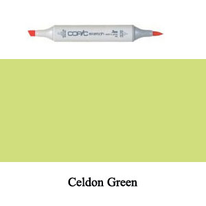 Copic Sketch YG25 - Celadon Green