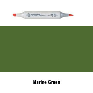 Copic Sketch YG99 - Marine Green